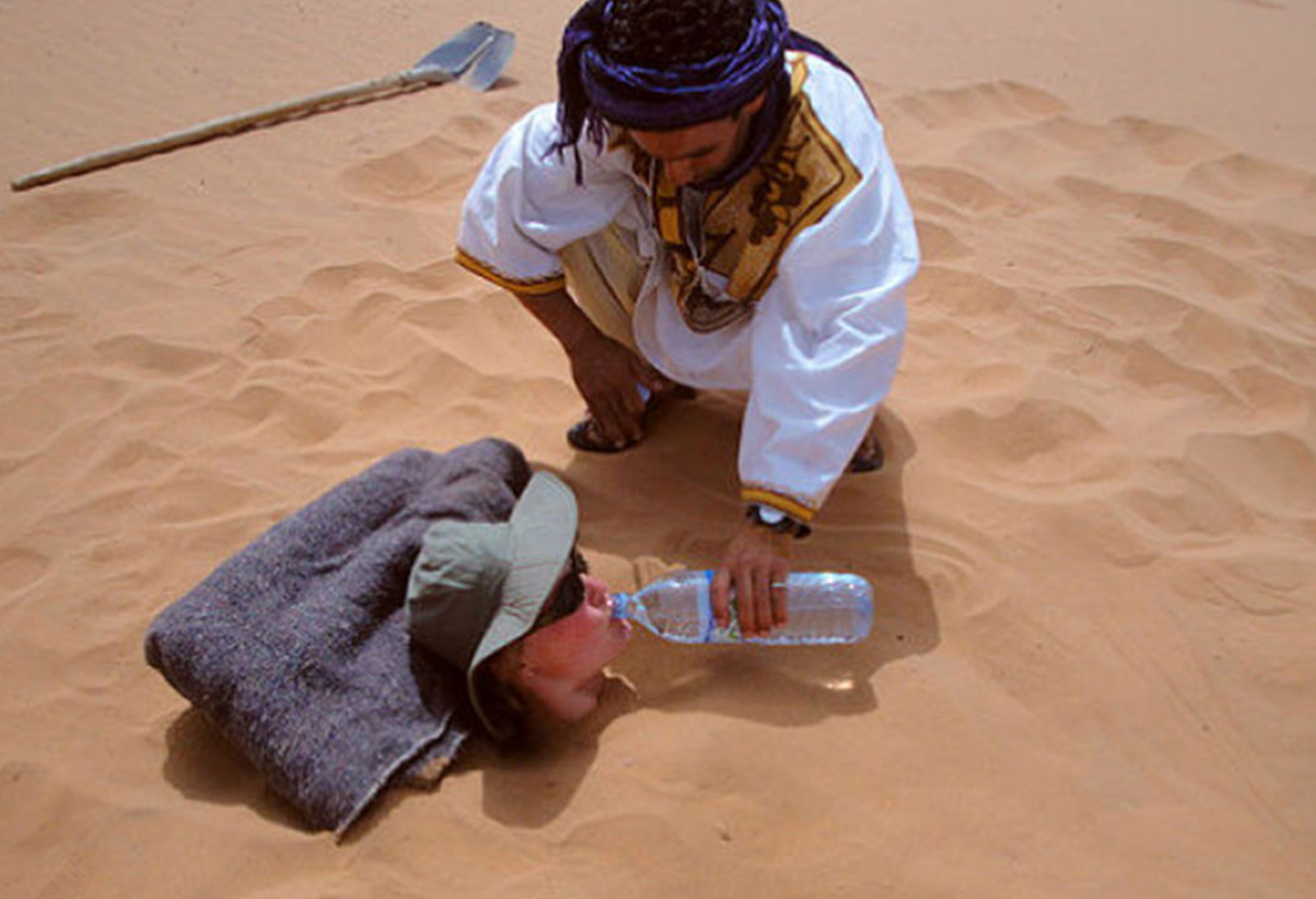 SAND BATHING